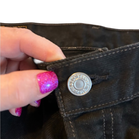 Vintage 80s Levis 501 Custom Flare Denim Button Fly Hippie USA Actual 30 x 29.5 - Picture 5 of 14